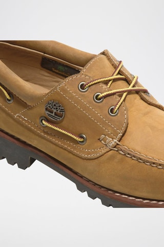 Chaussures bateau en cuir - Marron clair