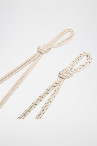 Boots en nubuck - Noir et écru