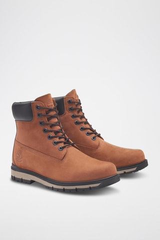 Boots en cuir - Marron clair
