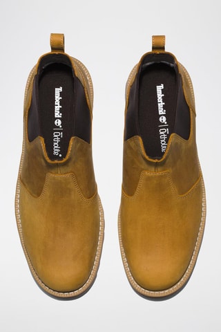 Bottines Chelsea en cuir - Marron clair