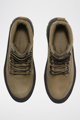 Nubuck Enkellaarzen - Olijfgroen