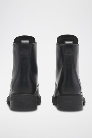 Leren Enkellaarzen - Zwart