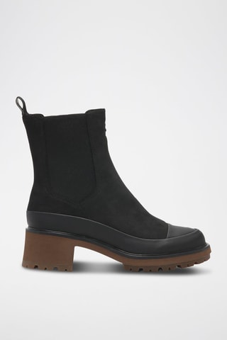 Nubuck Chelsea Boots - Zwart
