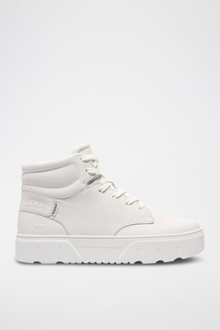 Hoge Leren Sneakers - Wit