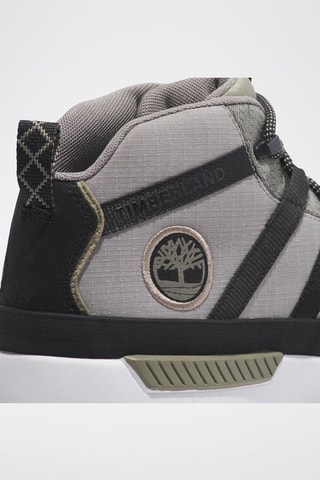 Baskets en cuir - Gris foncé