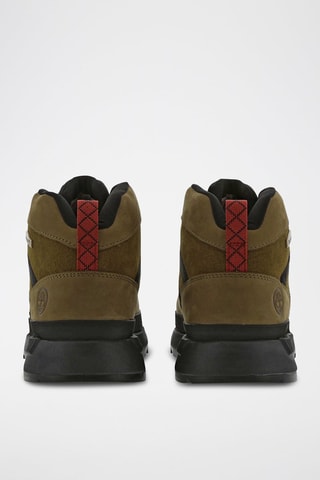 Baskets en cuir - Vert olive