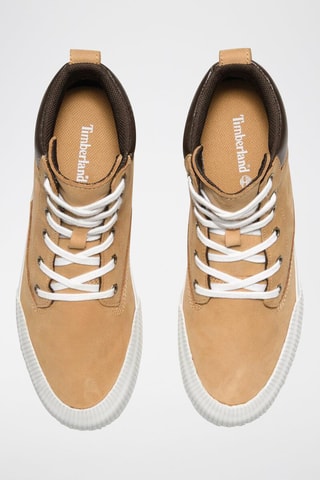Hoge Nubuck Sneakers - Beige