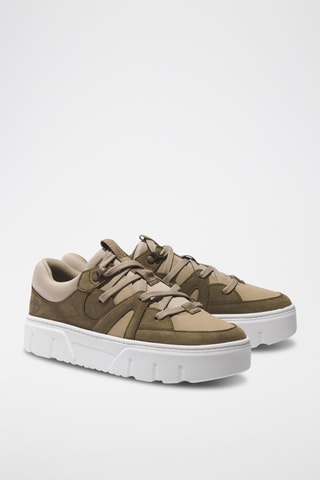 Nubuck Sneakers - Olijfgroen