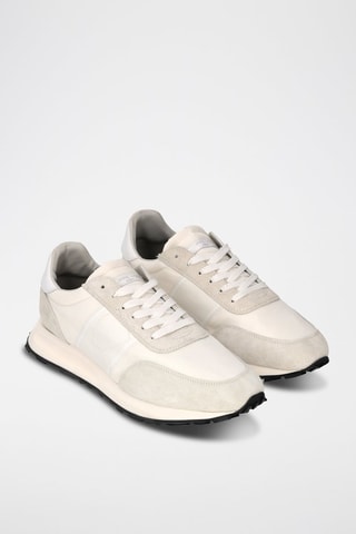 Kalfsleren Sneakers Tour - Wit