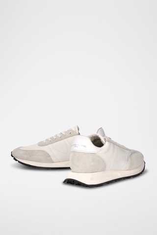 Kalfsleren Sneakers Tour - Wit