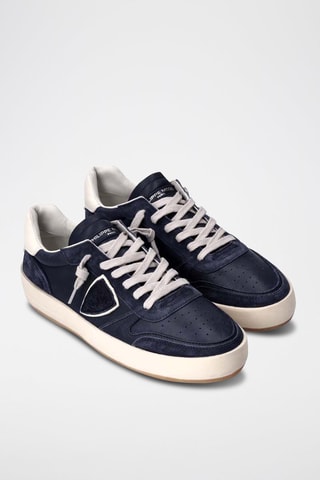 Sneakers - Marineblauw en Wit