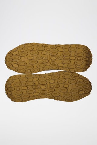 Leren Sneakers Tropez - Wit en felblauw