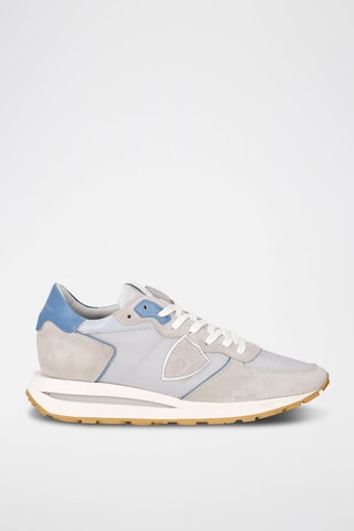 Kalfsleren Sneakers Tropez - Grijs