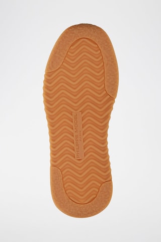 Kalfsleren Sneakers Tropez - Lichtblauw