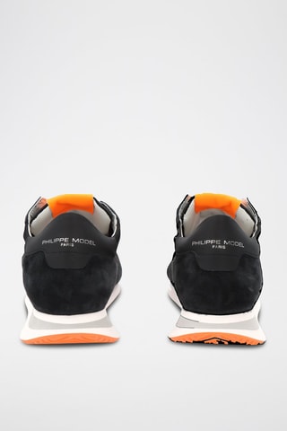 Leren Sneakers TRPX Mondial - Zwart en oranje
