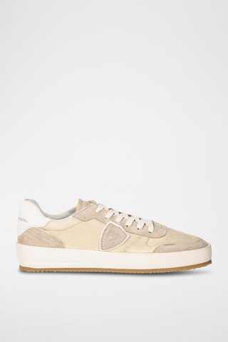 Leren Sneakers Nice - Beige