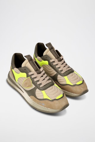 Leren Sneakers Olympique - Groen