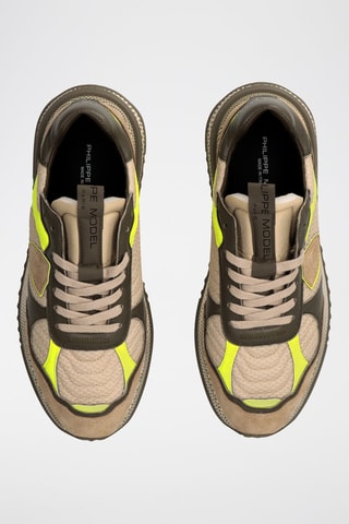 Leren Sneakers Olympique - Groen