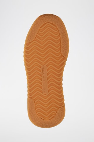 Kalfsnubuck Sneakers Tropez - Lichtgrijs en Roze 