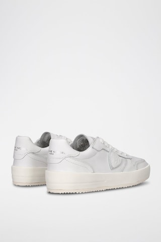 Kalfsleren Sneakers Nice - Wit