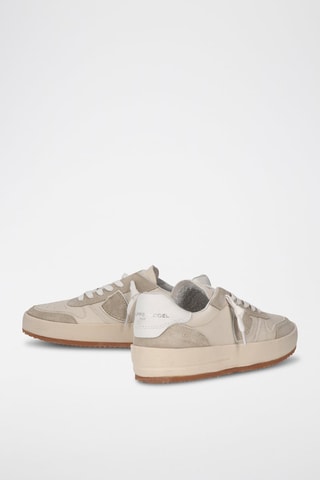 Leren Sneakers Nice -  Beige en Ecru