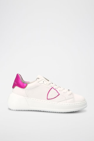 Leren Sneakers Tres Temple - Wit