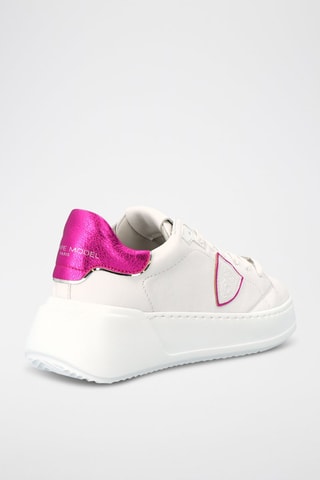 Leren Sneakers Tres Temple - Wit