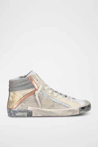 Leren Hoge Sneakers PRSX High - Wit