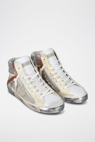 Leren Hoge Sneakers PRSX High - Wit