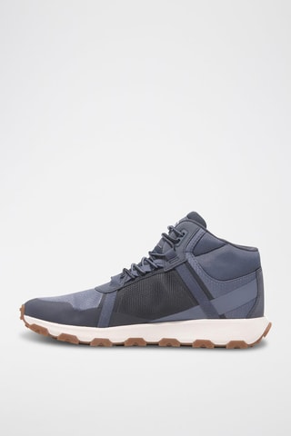 Chaussures de trail en nubuck - Bleu-gris