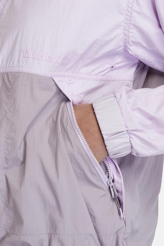 Windjack met Capuchon - Lichtpaars