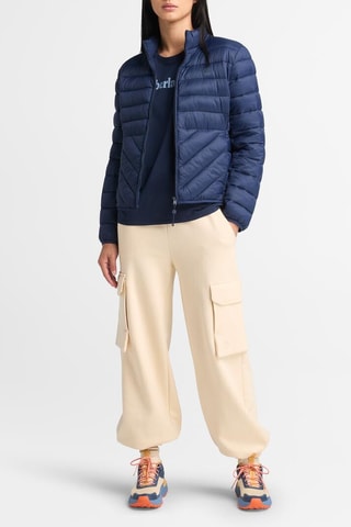 Gewatteerde Jas - Marineblauw