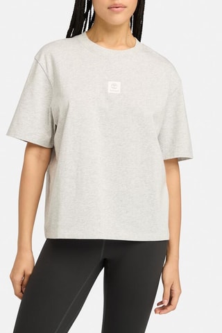 T-shirt - Gemêleerd Lichtgrijs