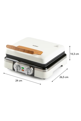 Wafelijzer - 2 XL-wafels - 1520 W