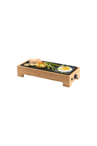 Bamboe Plancha en Grill - 36 x 14 cm - 1000 W