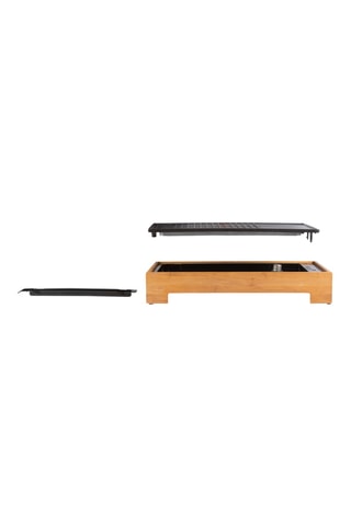 Bamboe Plancha en Grill - 42 x 28 cm - 1800 W