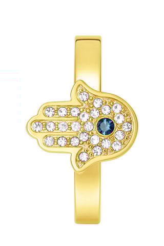 Bague en plaqué or jaune Vision