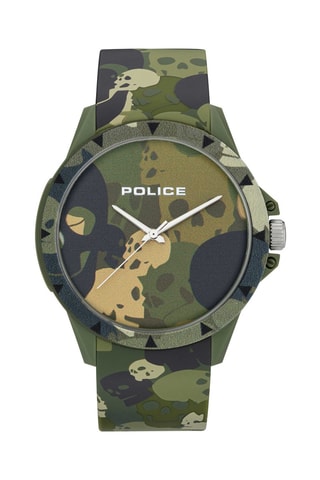 Montre à quartz en silicone Kaki