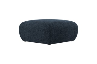 Pouf Nolio - Bleu roi - En tissu chenille