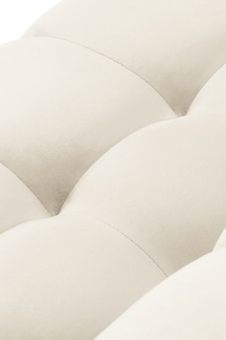 Canapé d'angle réversible Bali - Beige clair - 6 places - Toucher velours