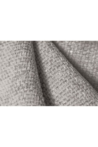 Canapé panoramique Chicago - Gris clair - 6 places - Tissus chenille