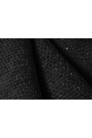 Canapé d'angle gauche Chicago - Noir - 4 places - En tissu chenille