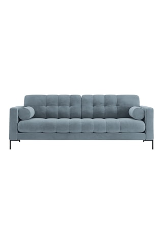 Canapé 4 places Bali - Ciel - Toucher velours