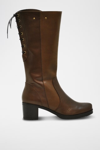 Splitleren Laarzen - Lichtbruin