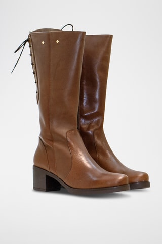 Splitleren Laarzen - Lichtbruin