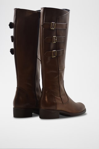 Splitleren Laarzen - Lichtbruin