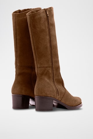 Nubuck Laarzen - Lichtbruin