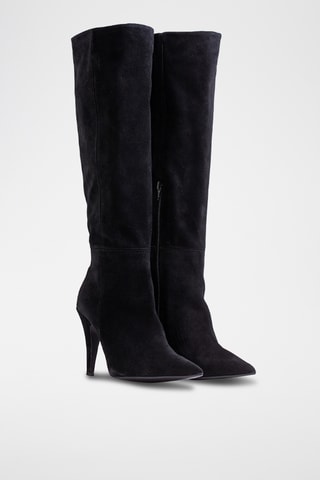 Nubuck Laarzen - Zwart