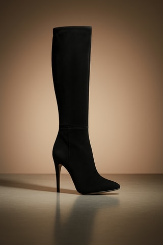 Bottes en nubuck - Noir