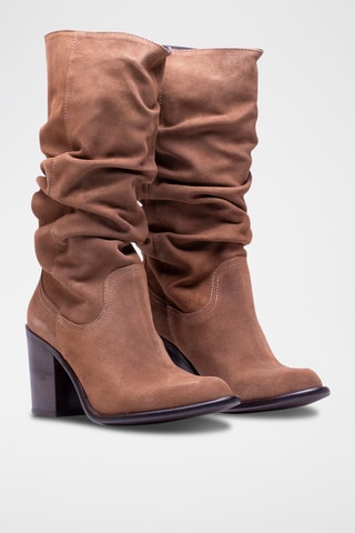 Nubuck Laarzen - Bruin